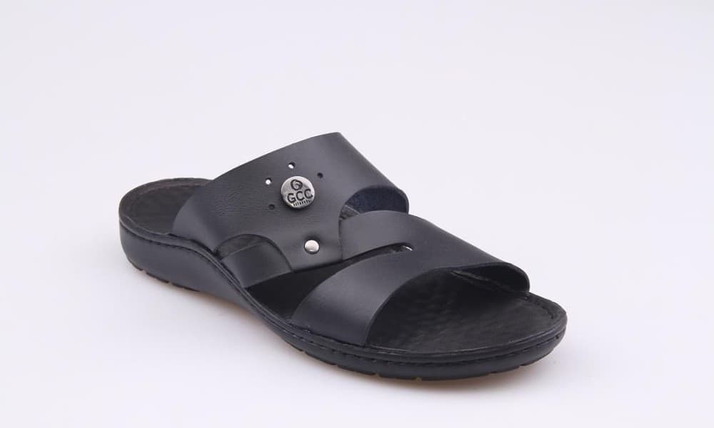 Black Antique Men's Sandals