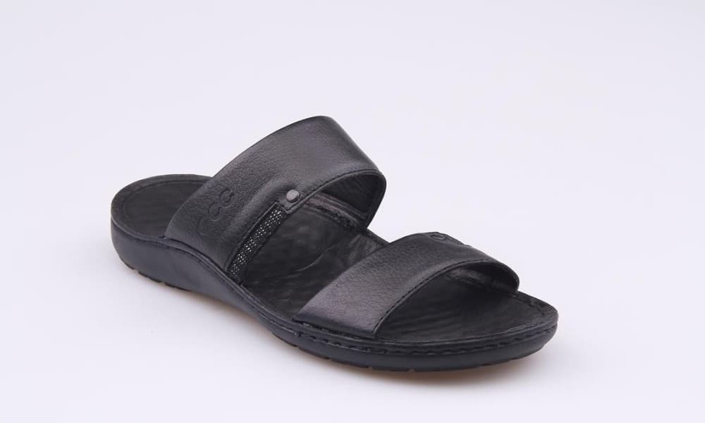 Black Antique Men's Sandals