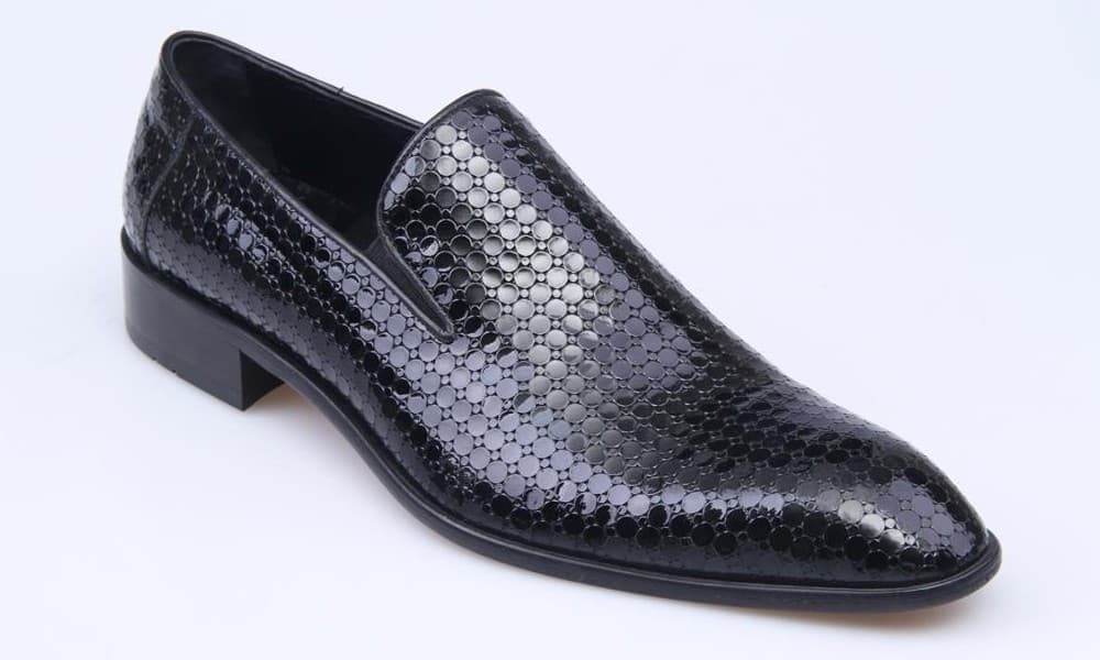 Black Honeycomb Classic Men's Shoes
