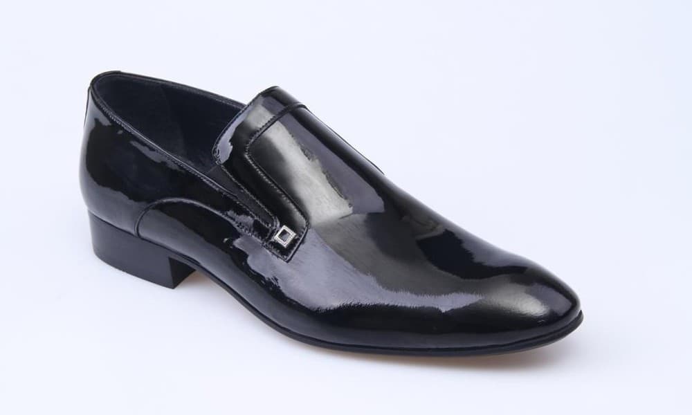 Black Patent Classic Men's Shoes