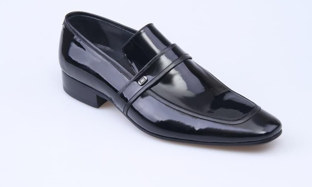 Black Patent Classic Men's Shoes