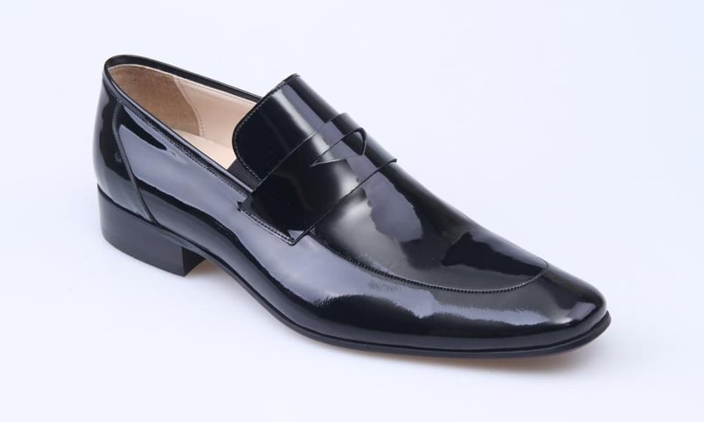 Black Patent Classic Men's Shoes