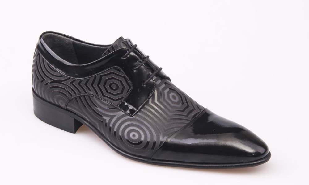 Black Patent Classic Men's Shoes