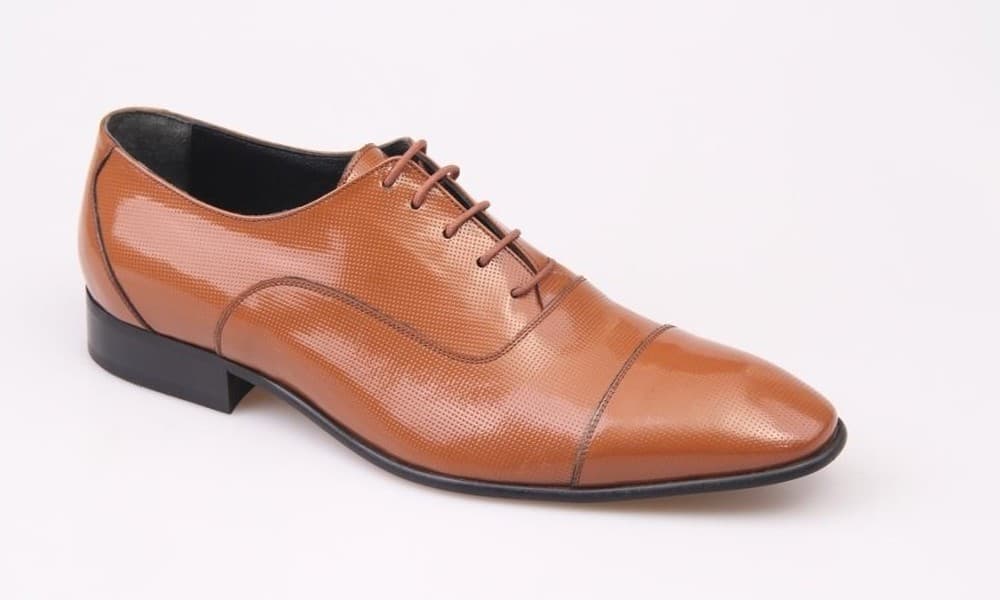 Tan Patent Classic Men's Shoes