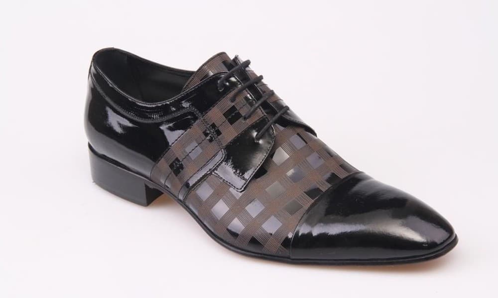 Black Patent Classic Men's Shoes
