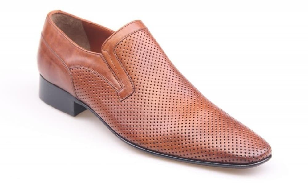 Tan Burnished Classic Men's Shoes