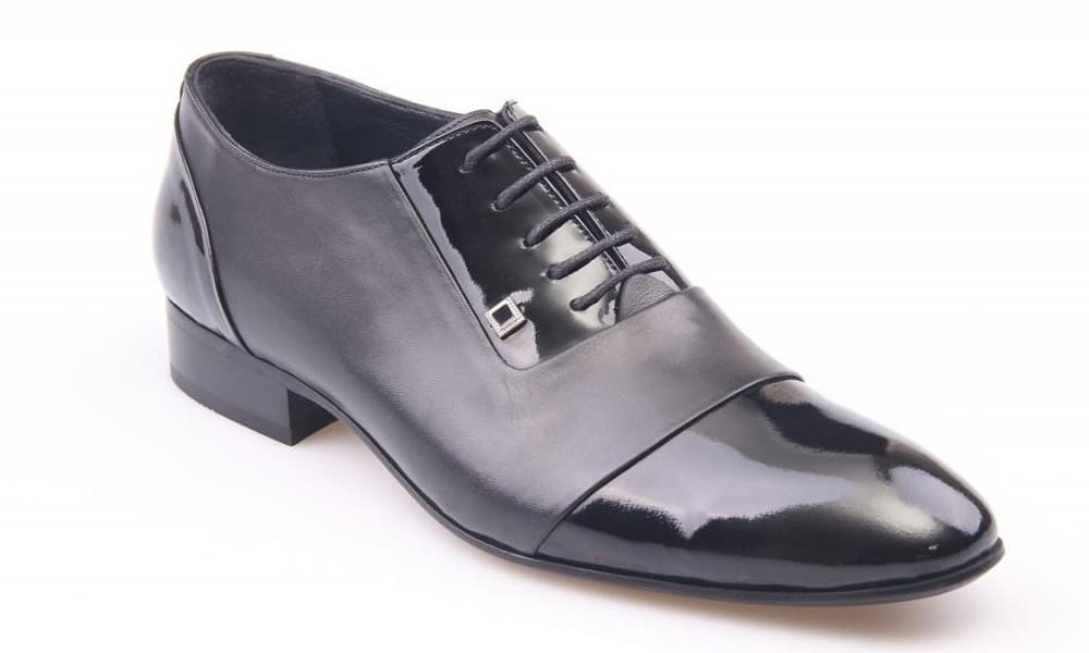 Black Patent / Black Enamel Classic Men's Shoes