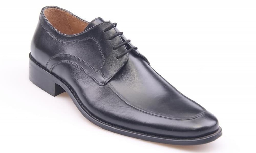 Black Enamel Classic Men's Shoes