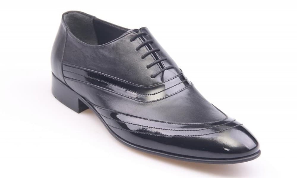 Black Patent / Black Enamel Classic Men's Shoes