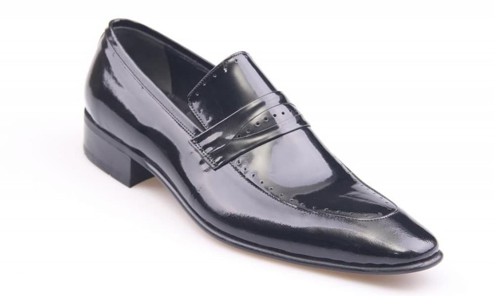 Black Patent Classic Men's Shoes