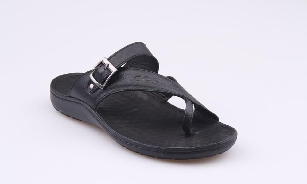 Black Antique Men's Sandals