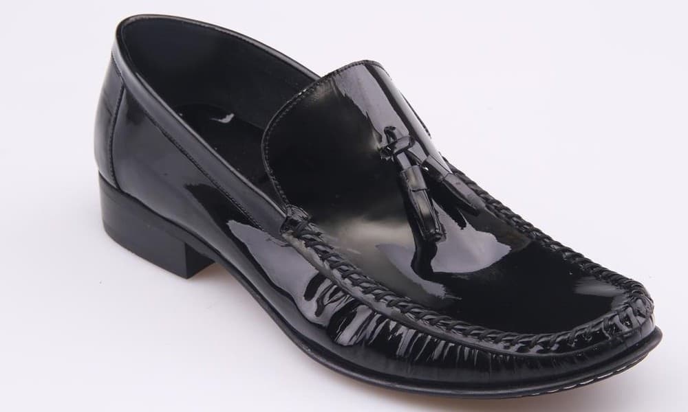 Black Patent Classic Men's Shoes