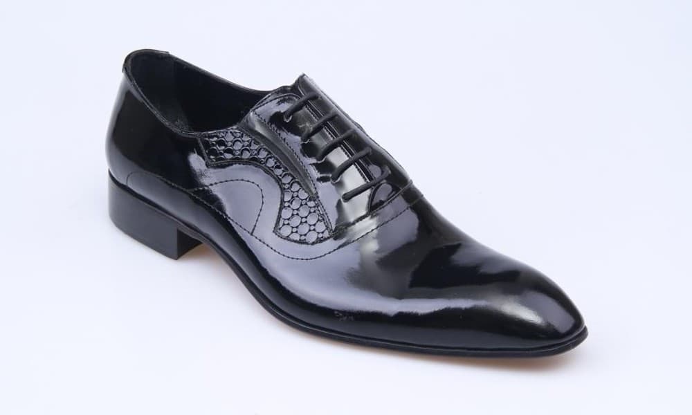 Black Patent Classic Men's Shoes