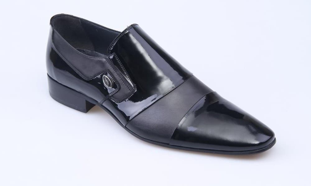 Black Patent / Black Enamel Classic Men's Shoes