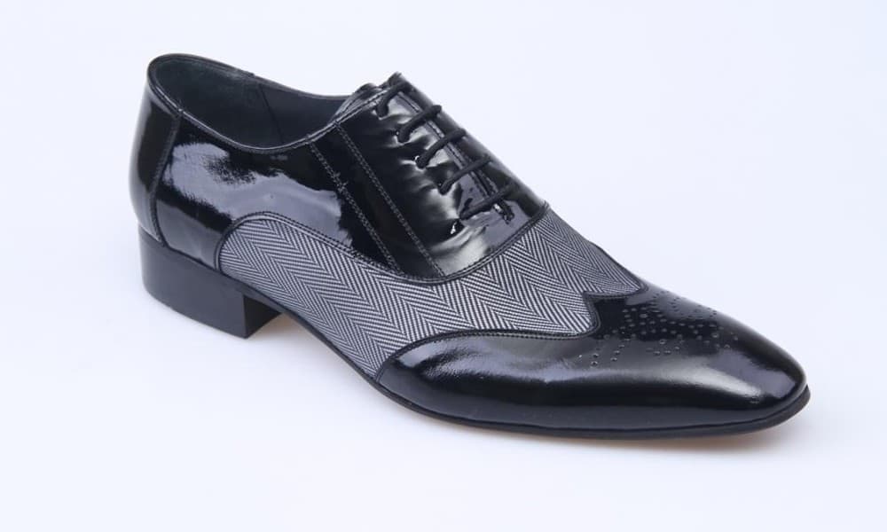 Black Patent Classic Men's Shoes