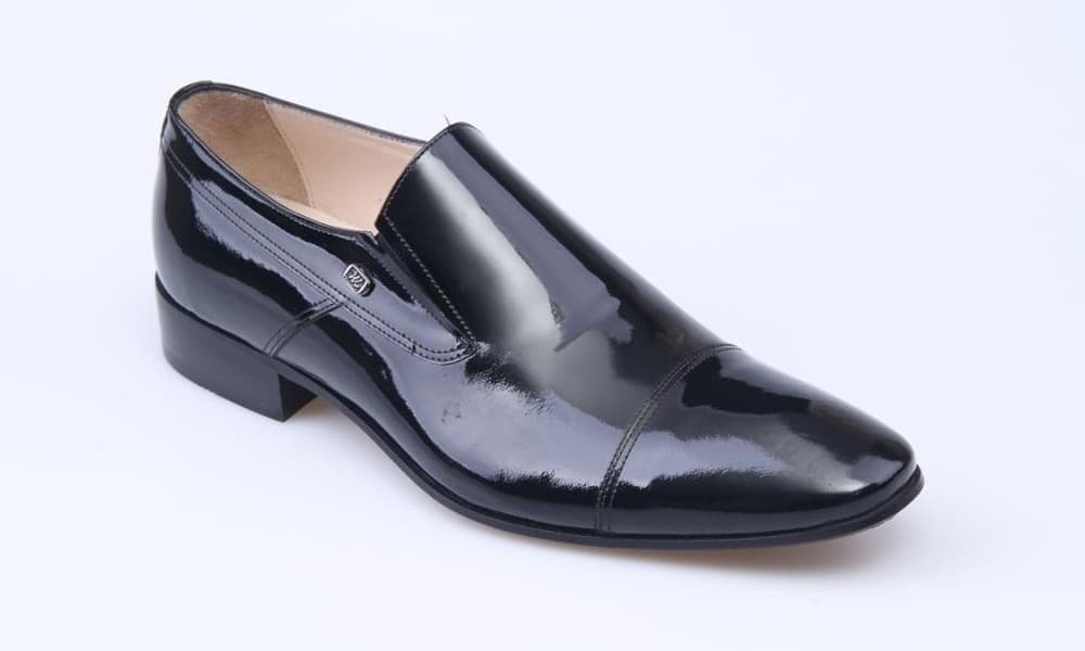 Black Patent Classic Men's Shoes