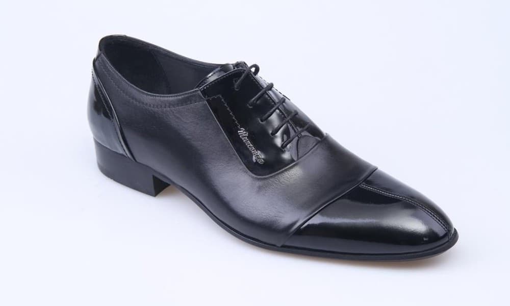 Black Patent / Black Enamel Classic Men's Shoes