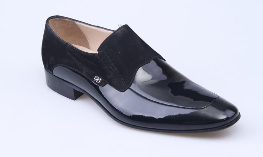 Black Patent / Black Nubuck Classic Men's Shoes
