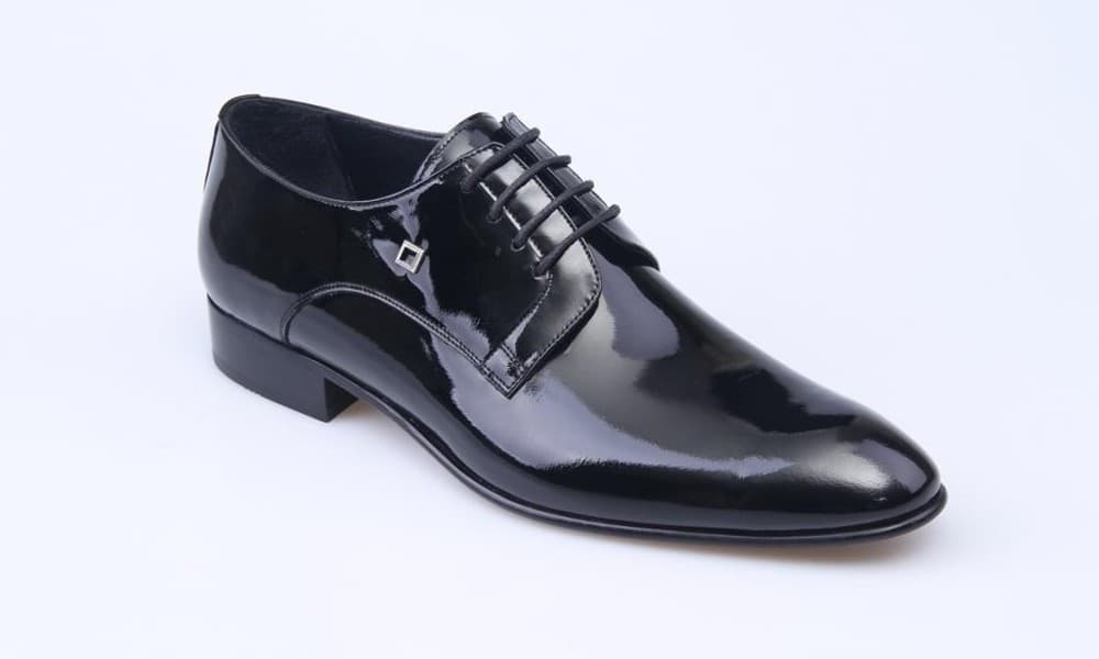 Black Patent Classic Men's Shoes