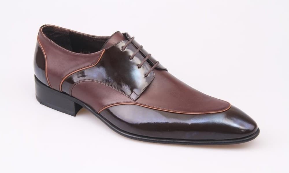 Brown Burnished / Brown Patent Classic Men's Shoes