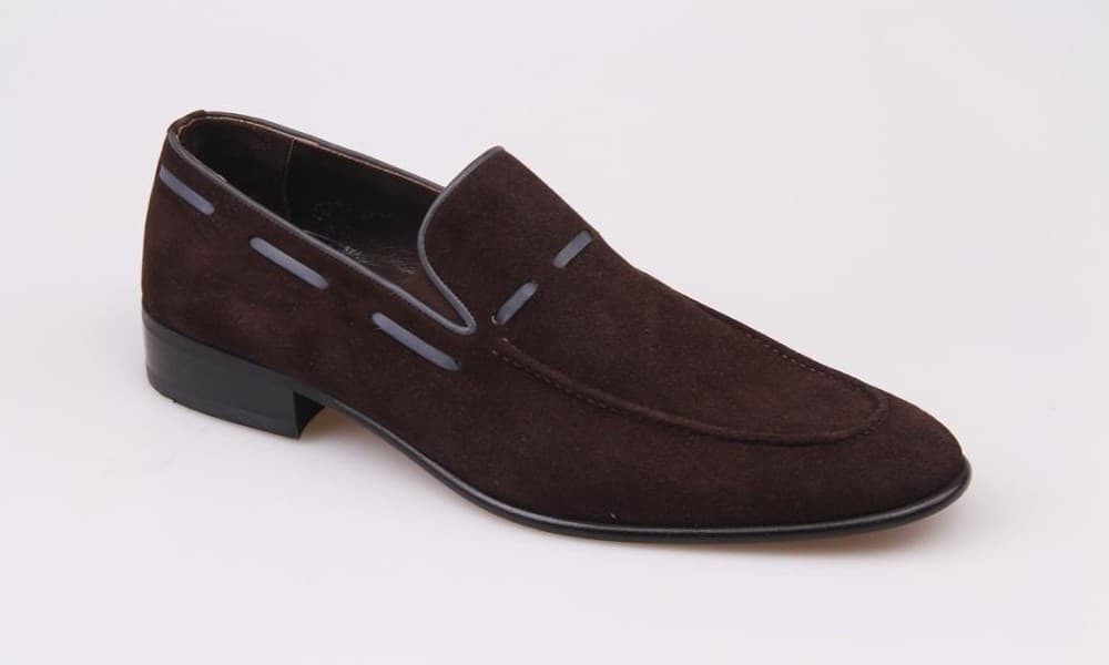 Brown Suede Classic Men's Shoes