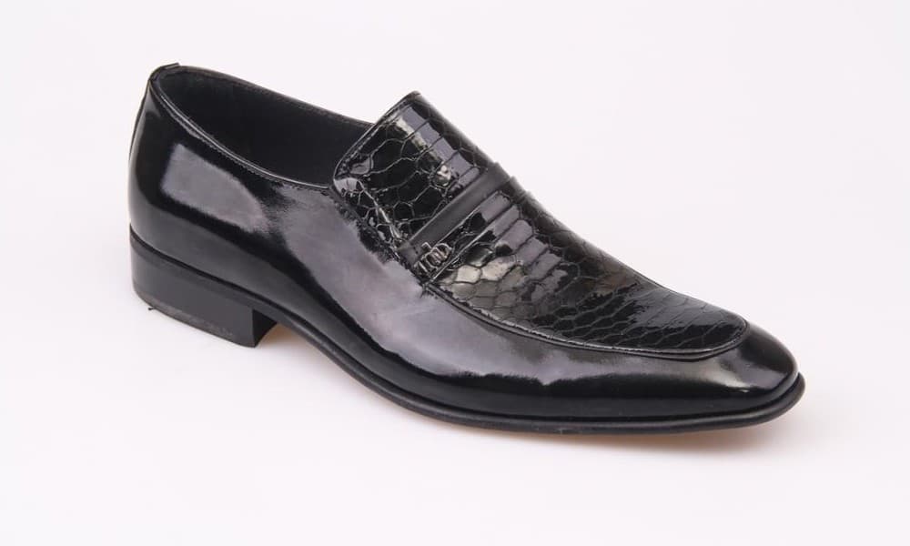 Black Patent Classic Men's Shoes